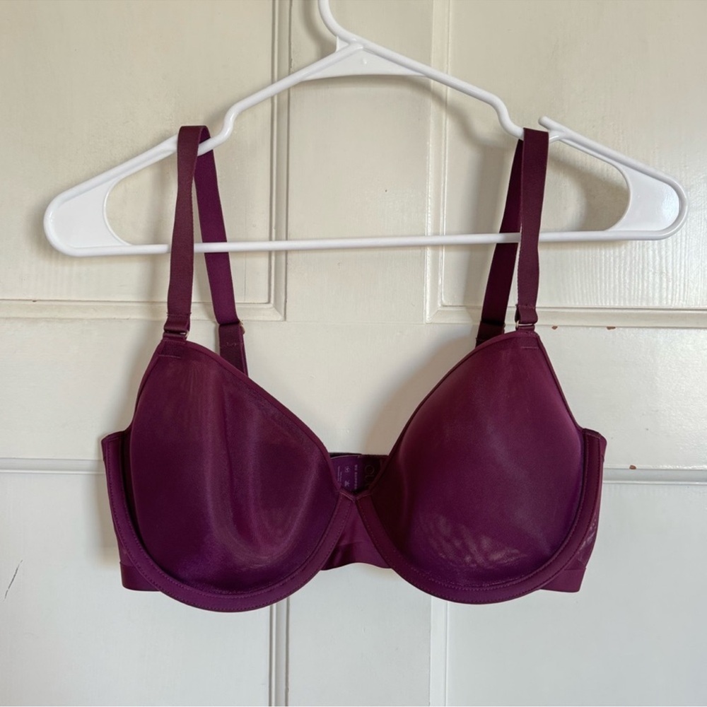 Cuup purple The Demi mesh underwire‎ bra size 32F